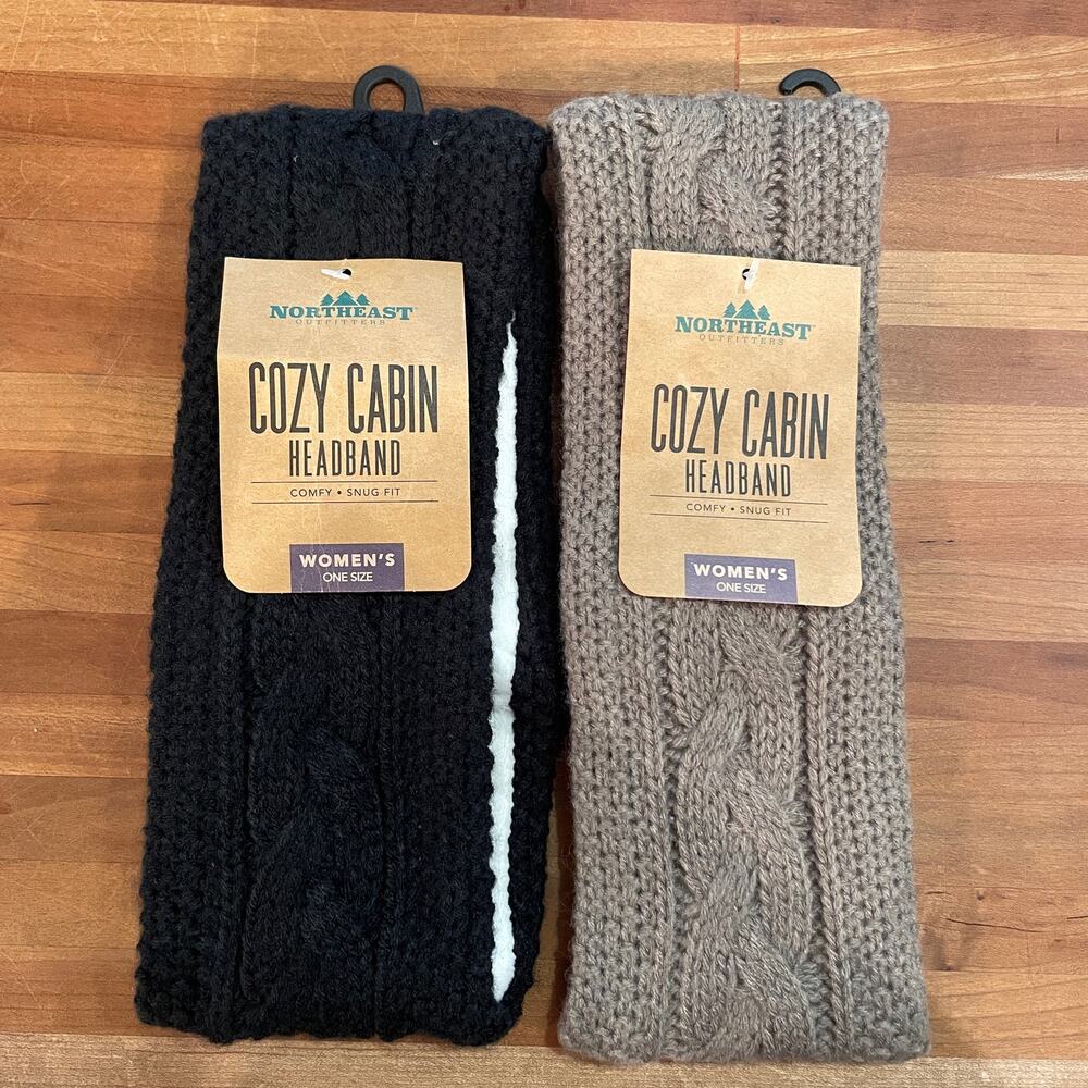 Northwest outfitters Cozy headband set of 2 O/S